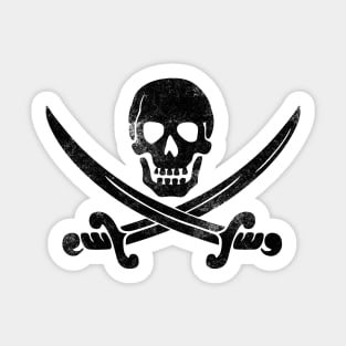 Black and Blue Pirate Sticker